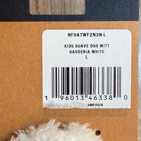 NORTH FACE  Kids SUAVE OSO mitt size L NWT - Picture 3 of 5